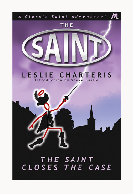 Andrew Howard designed book cover 'The Saint Closes The Case'